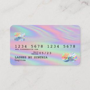 Holograaf Moderne creditcard stijl Visitekaartje
