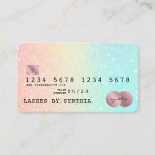 Holograaf Moderne creditcard stijl Visitekaartje