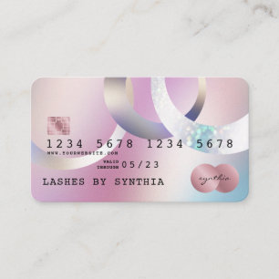 Holograaf Moderne creditcard stijl Visitekaartje