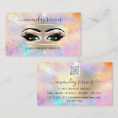 Holograaf Online Winkelen Roos Makeup Kunstmatige  Visitekaartje (Voorkant / Achterkant)