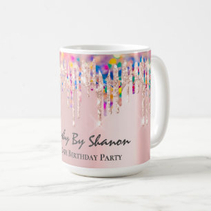 Holograaf Roze Roze Roze Schoets 16th Koffiemok