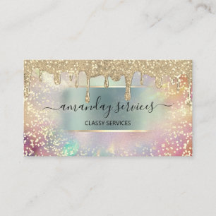 Holograaf schrijft Roos Makeup knoopt nagels haar Visitekaartje