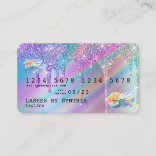 Holograaf Unicorn steekt moderne creditcardstijl a Visitekaartje