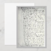 Holograaf van Keats's ode aan een Nightingale (Voorkant / Achterkant)