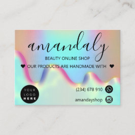 Holograaf Winkelen Bedankt voor je Discount Code O Visitekaartje