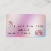 Holografen Moderne Credit Kaart Style Visitekaartje (Voorkant)