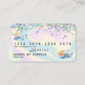 Holografen Moderne Credit Kaart Style Visitekaartje (Voorkant)