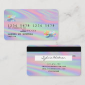 Holografen Moderne Credit Kaart Style Visitekaartje (Voorkant / Achterkant)