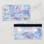 Holografen Moderne Credit Kaart Style Visitekaartje (Voorkant / Achterkant)