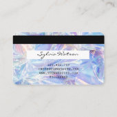 Holografen Moderne Credit Kaart Style Visitekaartje (Achterkant)