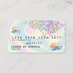 Holografen Moderne Credit Kaart Style Visitekaartje