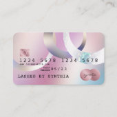 Holografen Moderne Credit Kaart Style Visitekaartje (Voorkant)