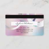 Holografen Moderne Credit Kaart Style Visitekaartje (Achterkant)