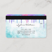 Holografen Moderne Credit Kaart Visitekaartje (Achterkant)