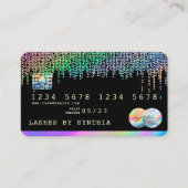Holografen Moderne Credit Kaart Visitekaartje (Voorkant)