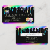 Holografen Moderne Credit Kaart Visitekaartje (Voorkant / Achterkant)