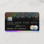 Holografen Moderne Credit Kaart Visitekaartje (Voorkant)
