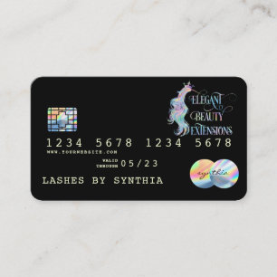 Holografen Moderne creditcard Visitekaartje