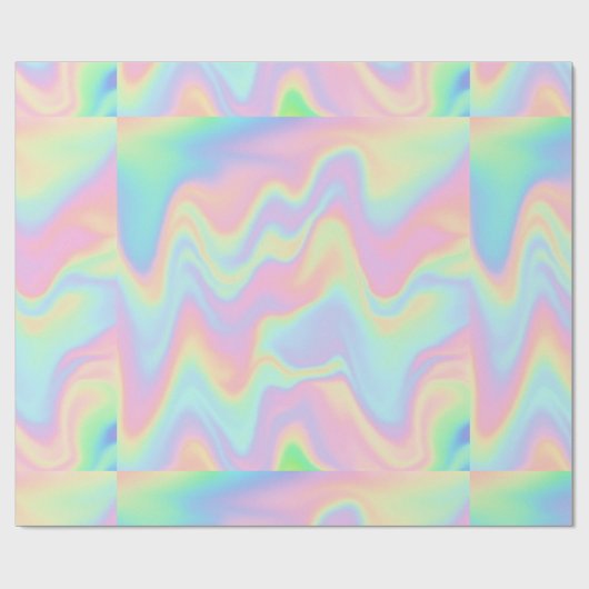 Holográfico Pastel Cadeaupapier (Vlak)