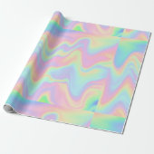 Holográfico Pastel Cadeaupapier (Uitgerold)