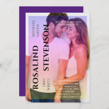 Holografie Roze Paarse Bekleding Fotobruiloft