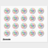 Holografie Unicorn Sticker . Elegantie en harmonie (Vel)