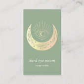 Holografisch 3e EYE-maan Yoga Holistic Coach Visitekaartje (Voorkant)