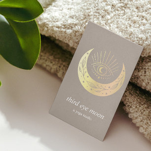 Holografisch 3e EYE-maan Yoga Holistic Coach Visitekaartje