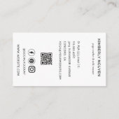 Holografisch 3e EYE-maan Yoga Holistic Coach Visitekaartje (Achterkant)