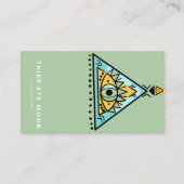 Holografisch 3e EYE-maan Yoga Holistic Coach Visitekaartje (Voorkant)