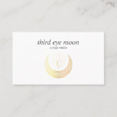 Holografisch 3e EYE-maan Yoga Spirituele coach Visitekaartje (Voorkant)