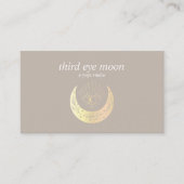 Holografisch 3e EYE-maan Yoga Spirituele coach Visitekaartje (Voorkant)