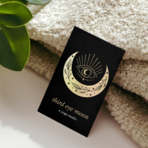 Holografisch 3e EYE-maan Yoga Spirituele coach Visitekaartje