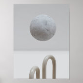 Holografisch 80s Moderne futuristische kunst Poster (Voorkant)