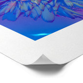 Holografisch 80s Moderne futuristische kunst Poster (Hoek)