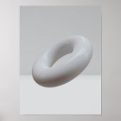 Holografisch 80s Moderne futuristische kunst Poster (Voorkant)