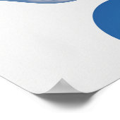 Holografisch 80s Moderne futuristische kunst Poster (Hoek)