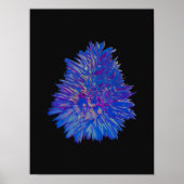 Holografisch 80s Moderne futuristische kunst Poster (Voorkant)