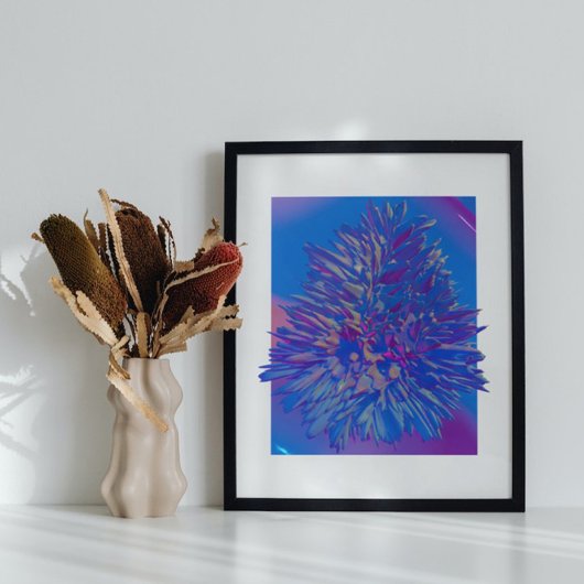 Holografisch 80s Moderne futuristische kunst Poster