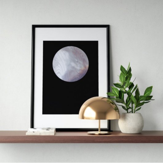 Holografisch 80s Moderne futuristische kunst Poster