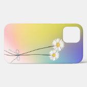 Holografisch Abstract en Daisies Case-Mate iPhone Case (Achterkant (horizontaal))