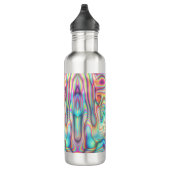 Holografisch Abstract Modern Futuristisch Cool Waterfles (Rechts)