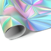 holografisch Abstract patroon Cadeaupapier (Rol Hoek)