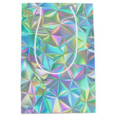 holografisch Abstract patroon Medium Cadeauzakje (Voorkant)