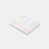 Holografisch abstract verloop folie aangepast mono post-it® notes (Schuin)