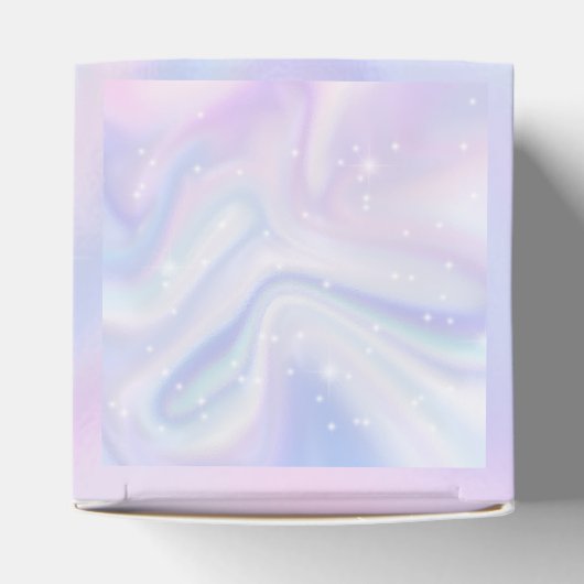 Holografisch Achtergrondhologram Neon Overlay Bedankdoosjes (Bovenkant)