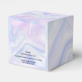 Holografisch Achtergrondhologram Neon Overlay Bedankdoosjes (Achterkant)