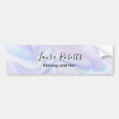 Holografisch Achtergrondhologram Neon Overlay Bumpersticker (Voorkant)