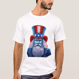 Holografisch Afbeelding van Uncle Sam T-shirt