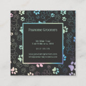 Holografisch afdrukken pagina Korting op Kaarten Vierkante Visitekaartje (Achterkant)